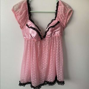 Fredericks of Hollywood lingerie top